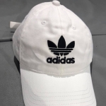 Adidas 三葉草 白老帽